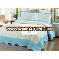 2017 New design, embroidery bedspread set, quilt set, bedcover set